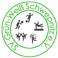 Logo des SV Grün-Weiß Schwepnitz e. V.